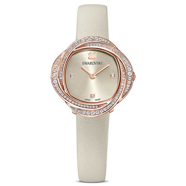 Swarovski Crystal Flower Quartz 30mm Ladies Watch | 5552424