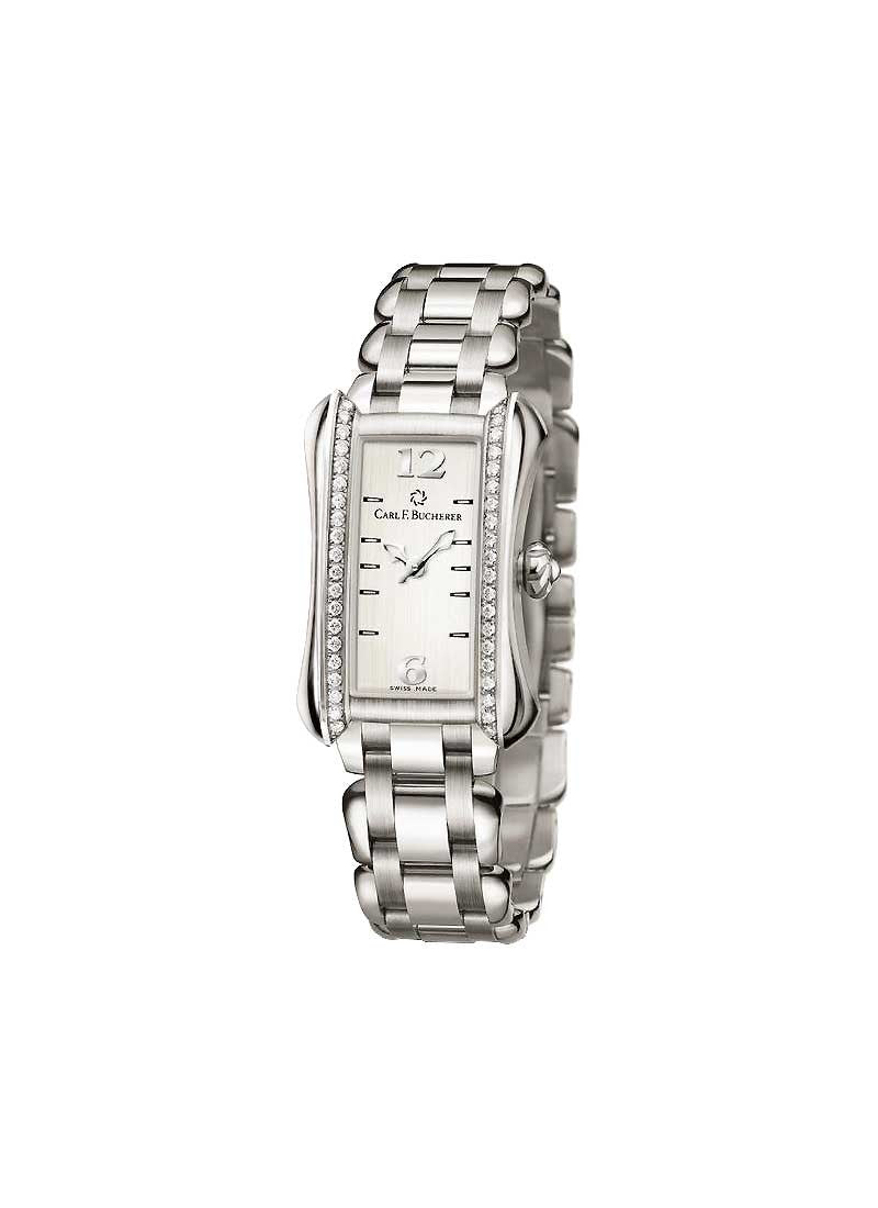 Carl F. Bucherer Alacria Princess Women's 21mm Watch 00.10703.08.16.31 – Swiss Made, Quartz Movement, Rectangular Elegance, 30M Water Resistance