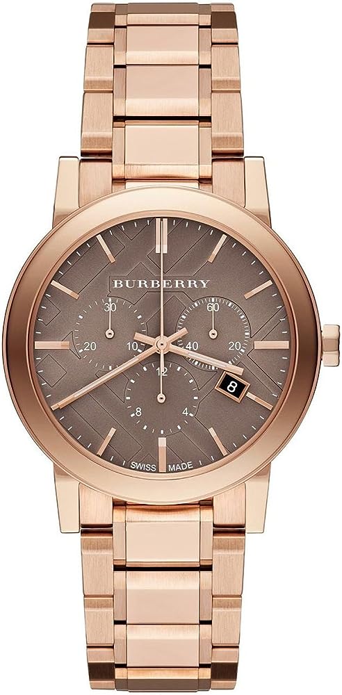 Burberry Watch BU9754 Unisex The City Chronograph City Chronograph Rose Gold