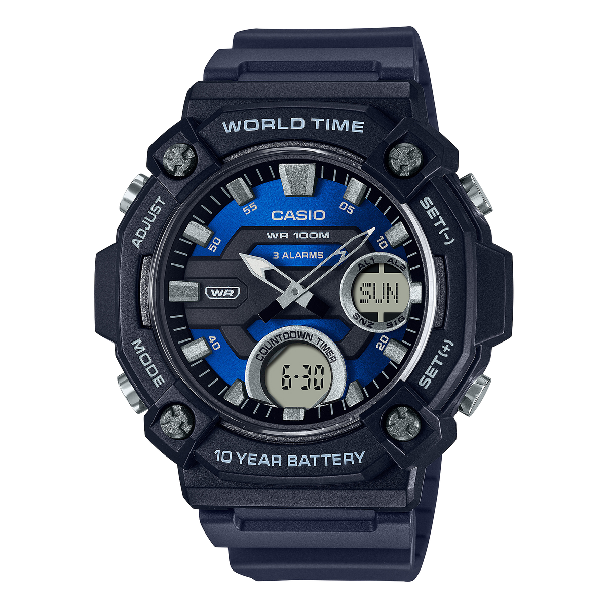 CASIO Analog-Digital Watch AEQ-120W-2AV