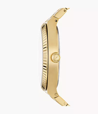 Fossil Scarlette ES5299 Quartz 38 mm Gold Dial Ladies Watch