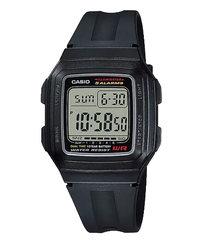 Casio F201WA-1AV 41 mm Digital Quartz Men’s Watch