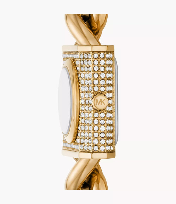 Michael Kors MK Chain Lock Quartz 25mm Ladies Watch | MK4711