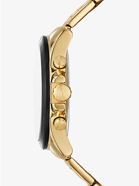 Michael Kors Alek Quartz 44mm Gold-Tone Men’s Watch | MK9184