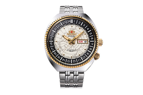 Orient Mechanical Revival World Map Automatic 43.5mm Men's Watch | RA-AA0E01S39B