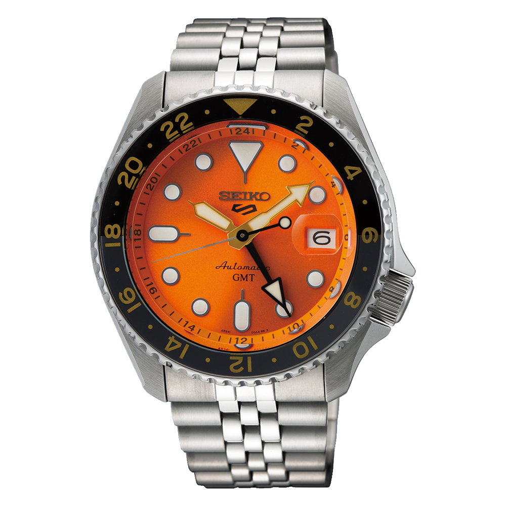 Seiko 5 Sports SKX 42.5mm Automatic GMT Mens Watch SSK005