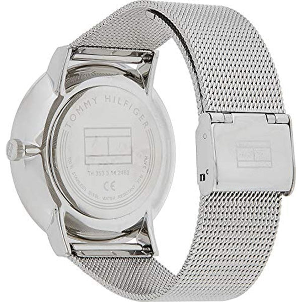 Tommy Hilfiger 1781942 – 40 mm Quartz Ladies Watch, Silver Dial & Stainless Steel Bracelet