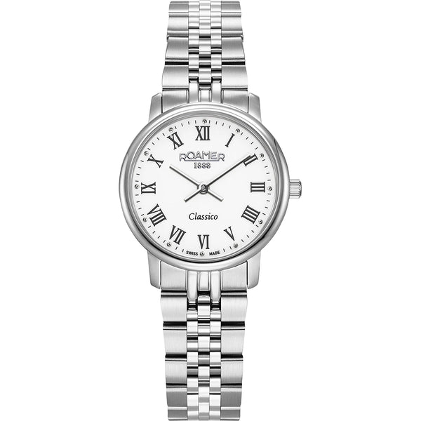Roamer Classico Ladies 30 mm Quartz Women’s Watch – Silver Stainless Steel