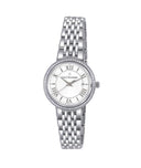 Carl F. Bucherer Adamavi Women's 28mm Quartz Watch 00.10315.08.15.31 – Swiss Quartz Movement, Silver Dial, 18K Rose Gold & Stainless Steel Case, 30m Water Resistance, Diamond Markers