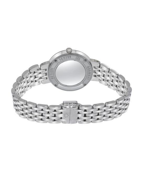 Carl F. Bucherer Adamavi Women's 28mm Quartz Watch 00.10315.08.15.31 – Swiss Quartz Movement, Silver Dial, 18K Rose Gold & Stainless Steel Case, 30m Water Resistance, Diamond Markers