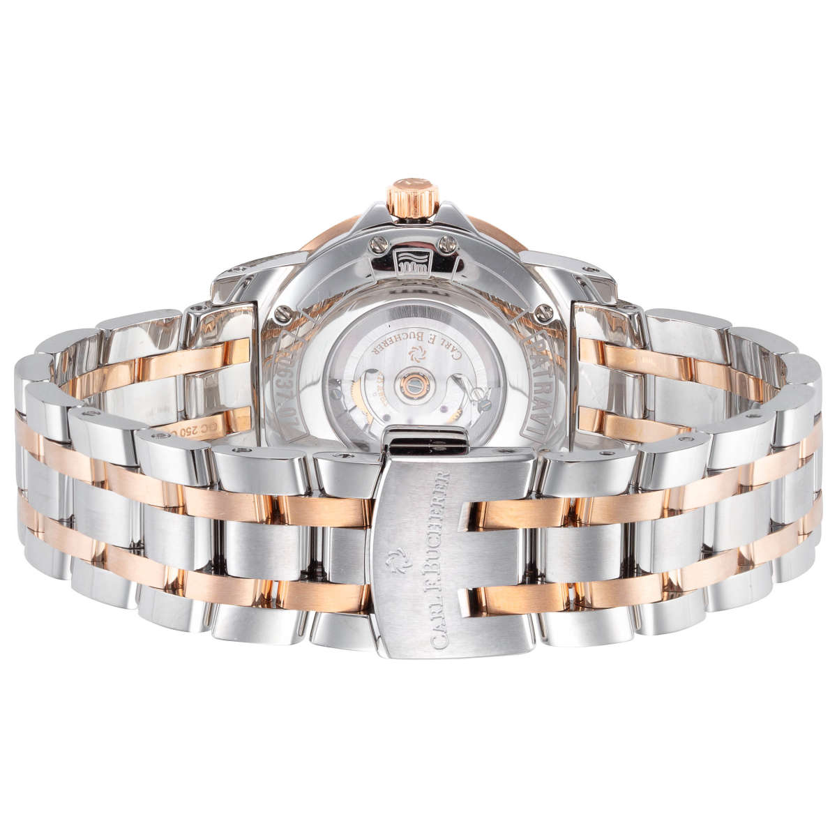 Carl F. Bucherer Patravi Women's 31mm Watch 00.10637.07.87.21 – Swiss Made, Automatic Movement, Black Mother-of-Pearl Dial, 100m Water Resistance