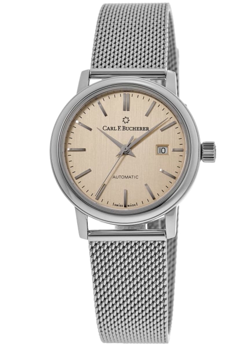 Carl F. Bucherer Adamavi Women's 31mm Automatic Watch 00.10320.08.93.21 – Swiss Made, Date Feature, 30m Water Resistance