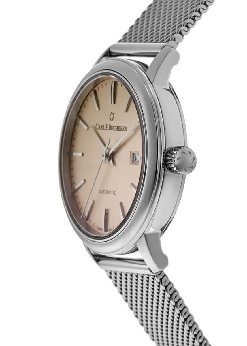 Carl F. Bucherer Adamavi Women's 31mm Automatic Watch 00.10320.08.93.21 – Swiss Made, Date Feature, 30m Water Resistance