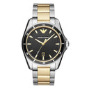 Emporio Armani Men’s Quartz Stainless Steel Black Dial 44mm Watch
