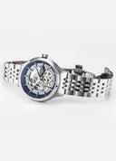 Roamer Competence Skeleton IV Automatic Watch – Swiss Made SOPROD P024SK, 43mm Stainless Steel Case, 50m Water Resistance, Sapphire Crystal, Stainless Steel Bracelet