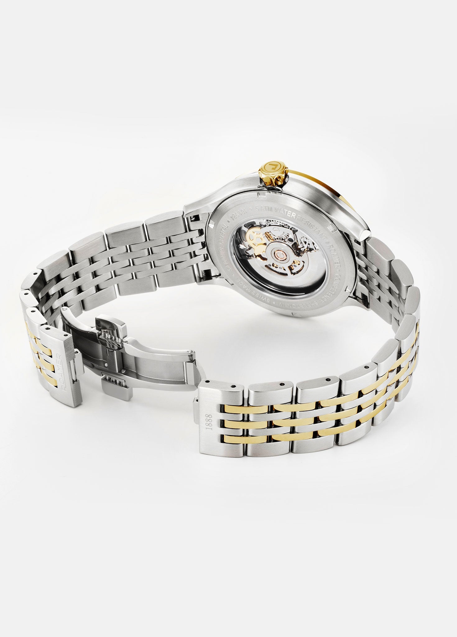 Roamer Competence Skeleton IV Automatic Watch – Swiss Made SOPROD P024SK, 43mm Stainless Steel Case, 50m Water Resistance, Sapphire Crystal