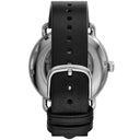 Emporio Armani Aviator Black Dial Leather 43mm Mens Watch