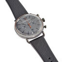 Emporio Armani AR11168 Gray Dial 43 mm Men’s Leather Watch
