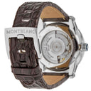 Montblanc Timewalker Men's 39mm Automatic Watch MB110340, Swiss Automatic Movement, White Dial, Stainless Steel Case, Alligator Leather Strap, 30m Water Resistance