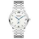 Montblanc Star Classique Unisex 39mm Automatic Watch MB110589 – Swiss Automatic Movement, Silver Dial, Stainless Steel Case & Bracelet, 30m Water Resistance