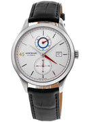 Montblanc Heritage Men's 41mm Automatic Watch MB114172, Swiss Automatic Movement, Silver Dial, Stainless Steel Case, Leather Strap, 30m Water Resistance