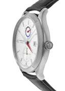 Montblanc Heritage Men's 41mm Automatic Watch MB114172, Swiss Automatic Movement, Silver Dial, Stainless Steel Case, Leather Strap, 30m Water Resistance