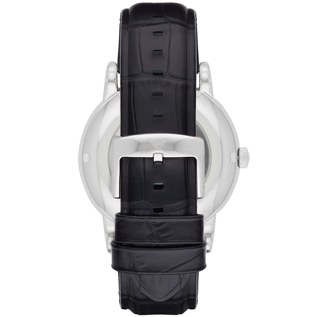 Emporio Armani AR1981 Silver Dial Automatic Mens Watch | FargoTime