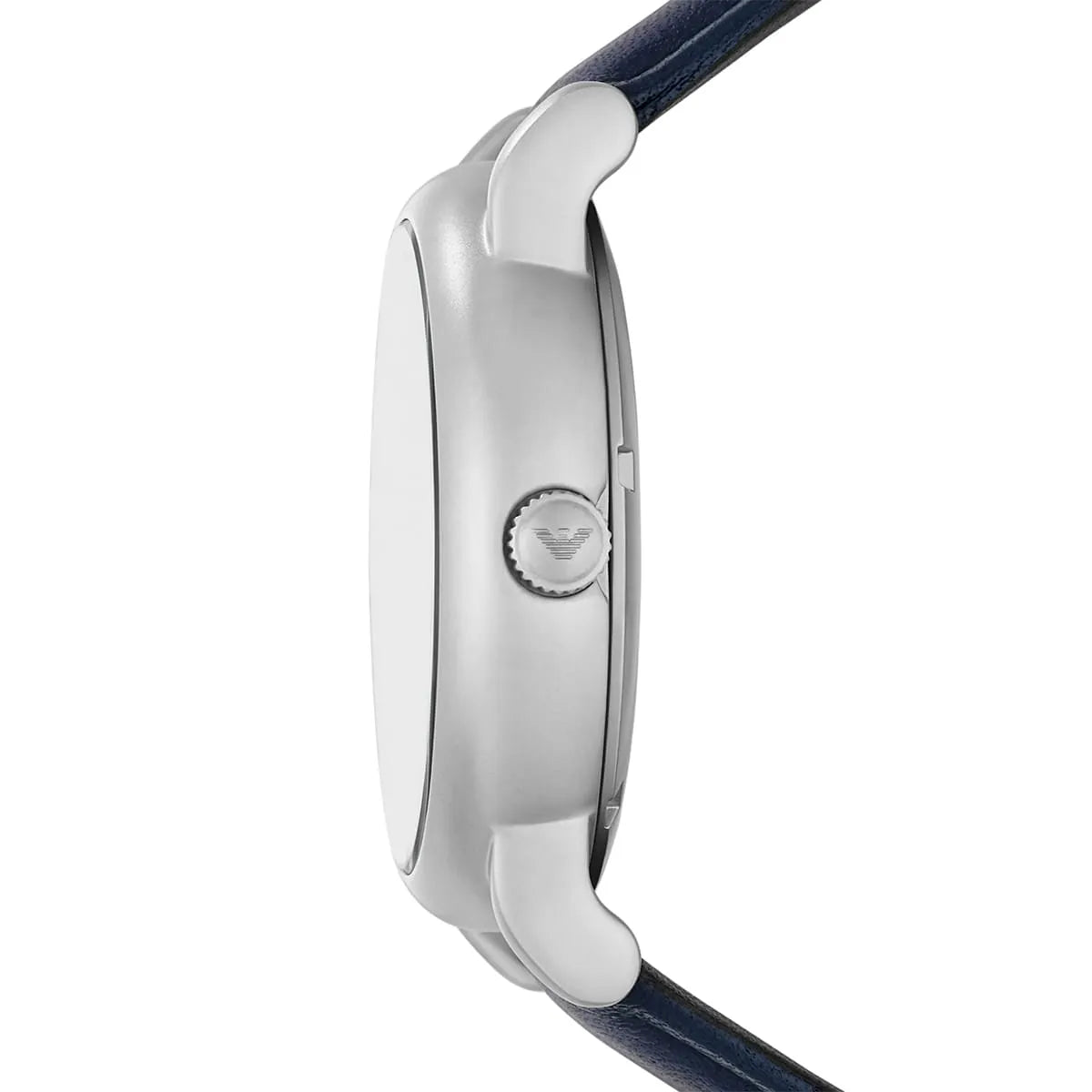 Emporio Armani Luigi Blue Dial Blue Leather 43mm Mens Watch