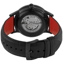 Emporio Armani Black Dial Leather 43mm Mens Watch