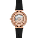 Emporio Armani Meccanico Automatic Gianni T-Bar  White Dial Leather 34 mm Ladies Watch