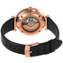 Emporio Armani Meccanico Automatic Gianni T-Bar  White Dial Leather 34 mm Ladies Watch