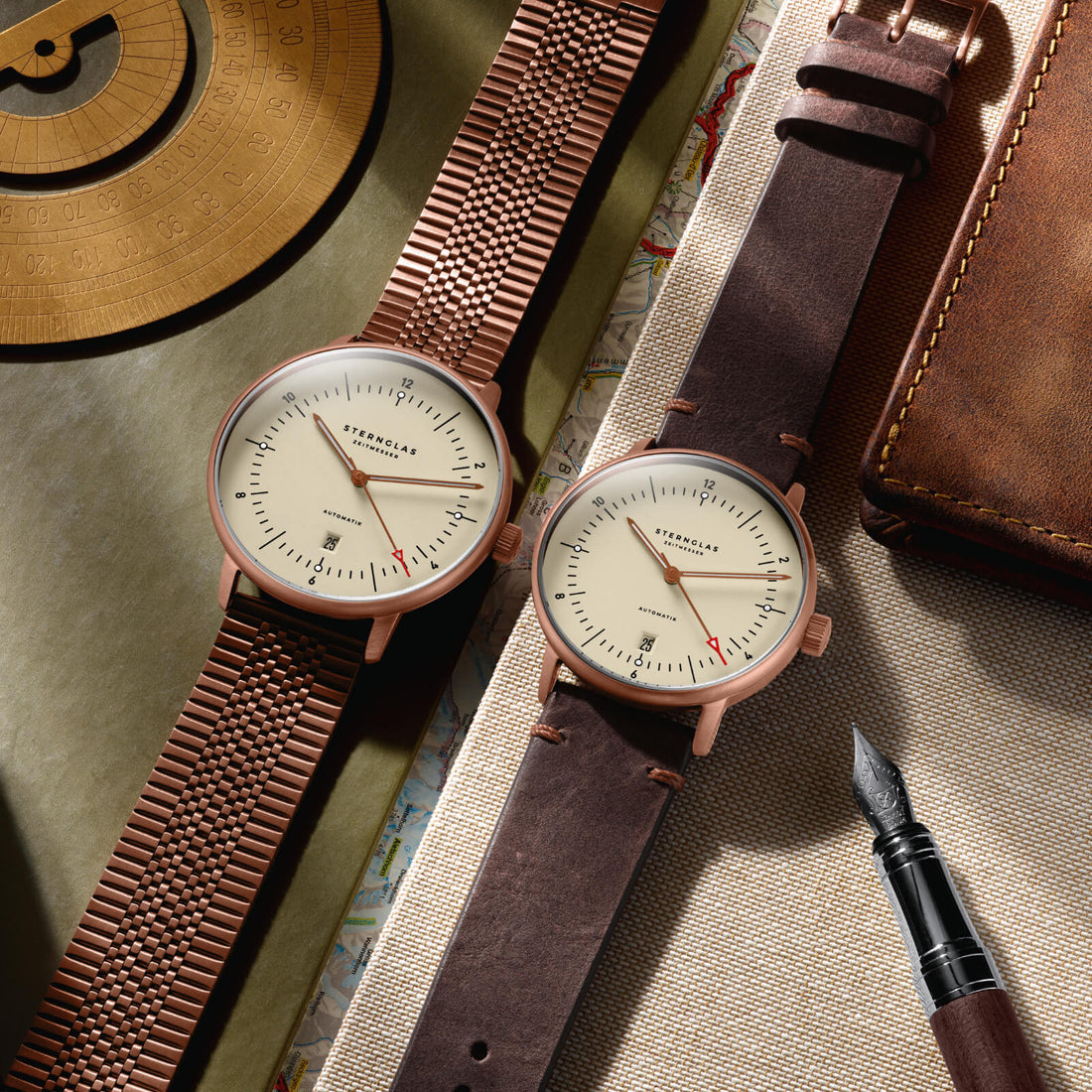 Sternglas Naos Men's 38 mm Automatic Watch