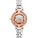 Emporio Armani Meccanico Ladies Automatic White Dial Two-Tone Stainless Steel 34mm Watch