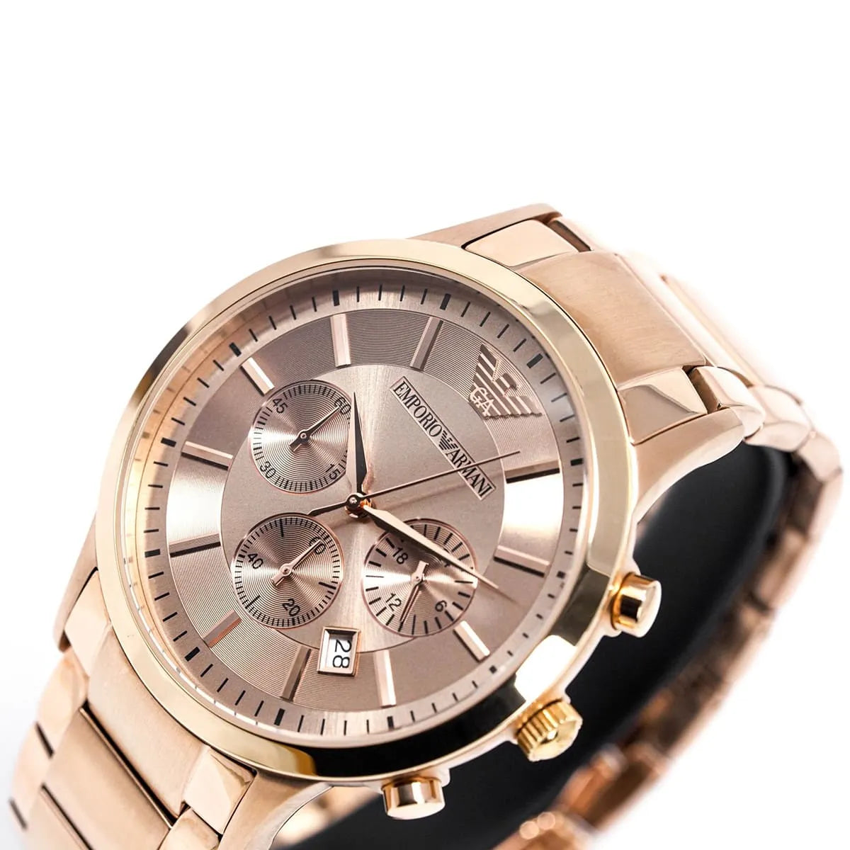 Emporio Armani Renato Large AR2452 43mm Quartz Mens Watch | FargoTime