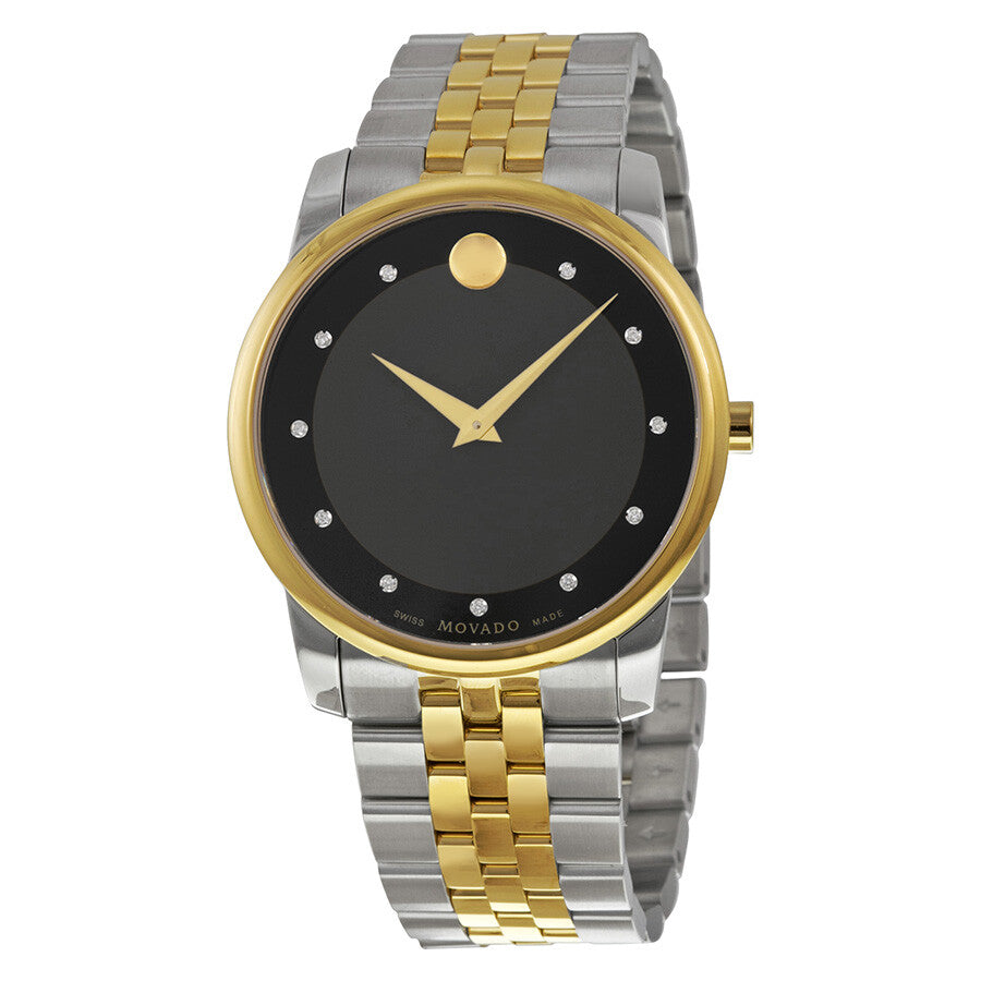 Movado Museum 40mm Quartz Black Museum dial Men's Watch