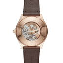 Emporio Armani AR60005 Zeta White Dial Brown Leather 43 mm Mens Watch