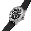 Emporio Armani Meccanico Automatic Black Dial Leather 43mm Men's Watch