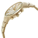 Emporio Armani AR11332 Renato Off White Dial Gold 43mm Mens Watch