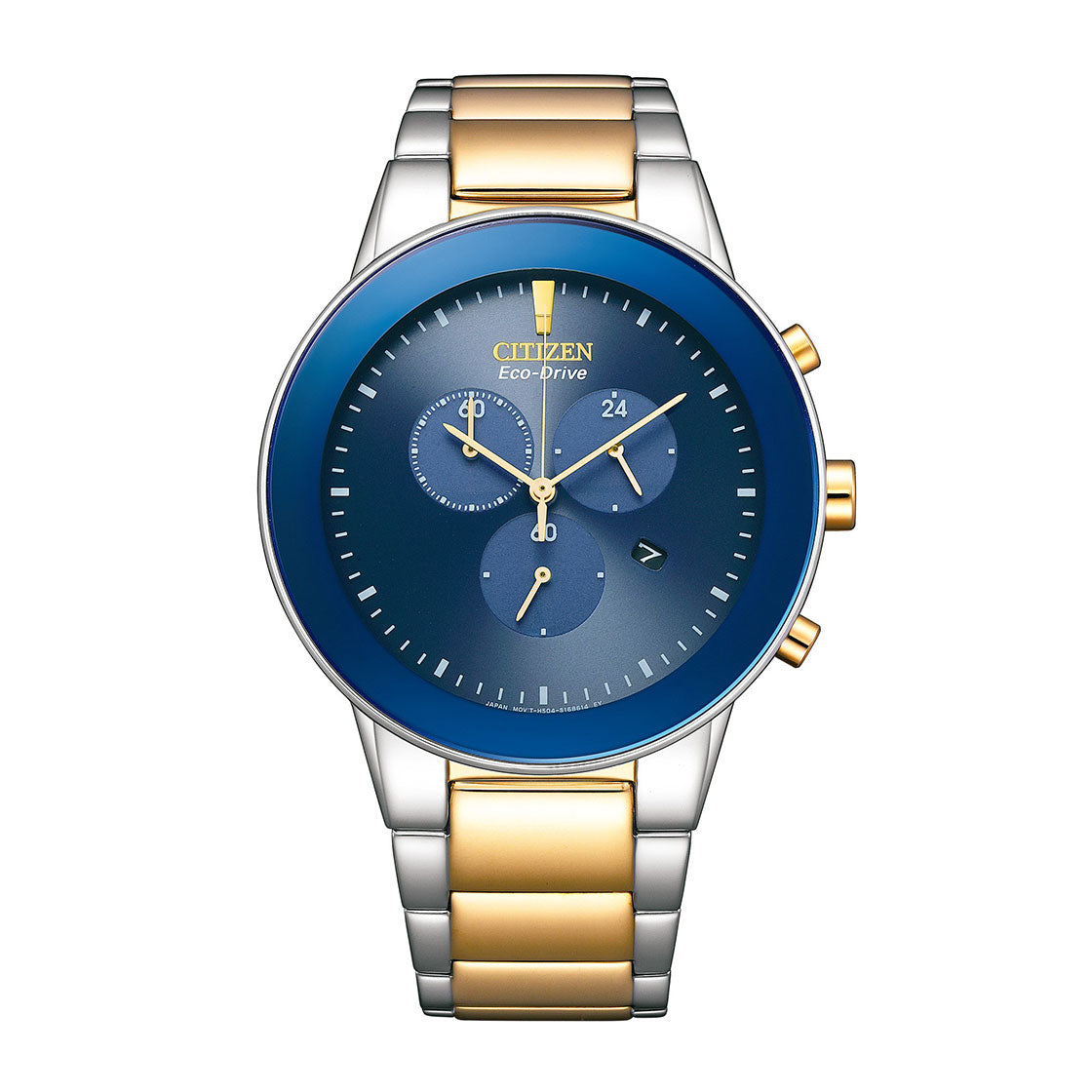Citizen Eco-Drive Chronograph GMT 43 mm Men's Solar Watch AT2244-84L