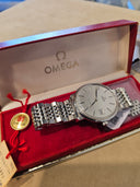 Omega Vintage De Ville 1973 Silver Dial 166.0181 Pre-Owned