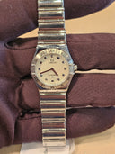 Pre-Owned Omega Constellation Ladies Quartz Watch – Mother-of-Pearl Dial, Diamond Markers, Steel Bracelet