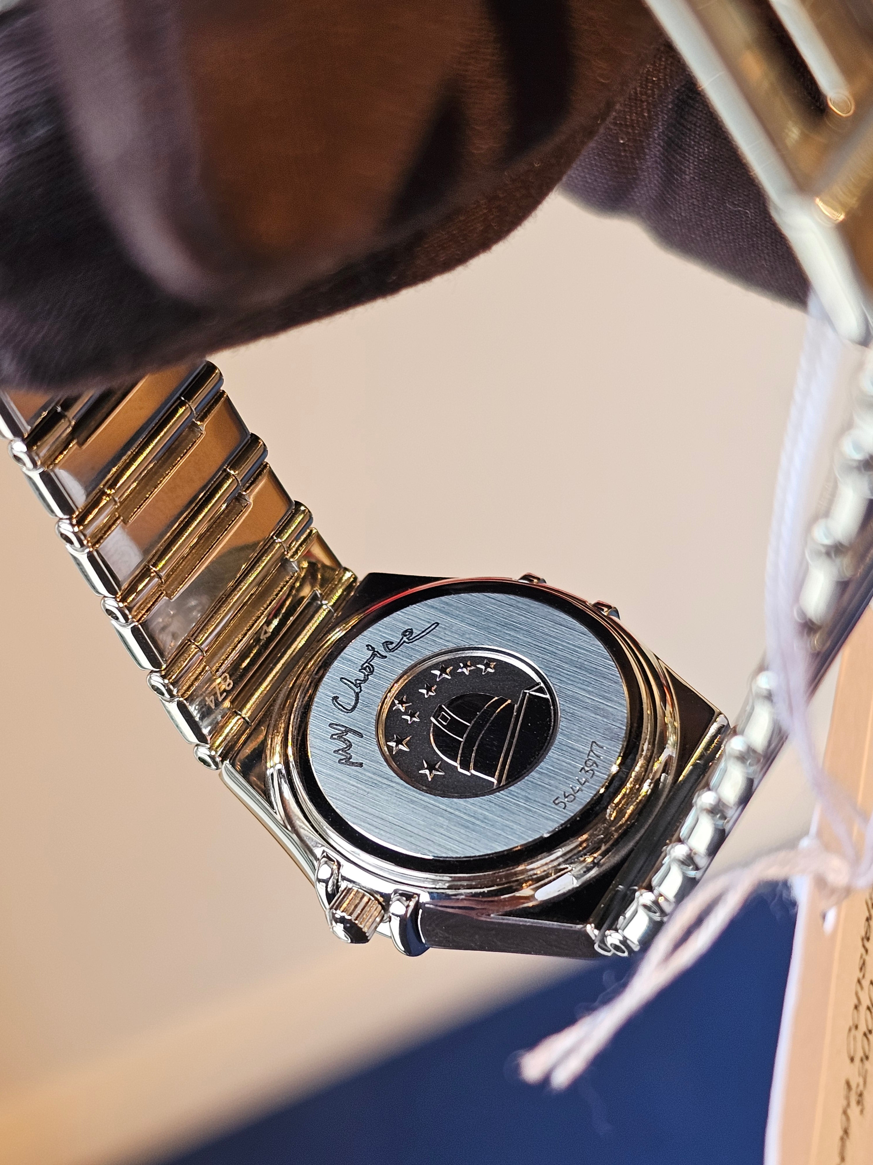 Pre-Owned Omega Constellation Ladies Quartz Watch – Mother-of-Pearl Dial, Diamond Markers, Steel Bracelet