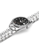 Roamer Searock Men's Automatic Black Dial Watch – Swiss Made SOPROD P24, 42mm Stainless Steel Case, 100m Water Resistance, Sapphire Crystal