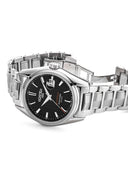 Roamer Searock Men's Automatic Black Dial Watch – Swiss Made SOPROD P24, 42mm Stainless Steel Case, 100m Water Resistance, Sapphire Crystal