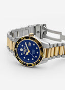 Roamer Rockshell Mark III Scuba Men's Blue Dial Watch – Swiss Made Ronda 515 Quartz, 44mm Stainless Steel Case, Sapphire Crystal, 200m Water Resistance