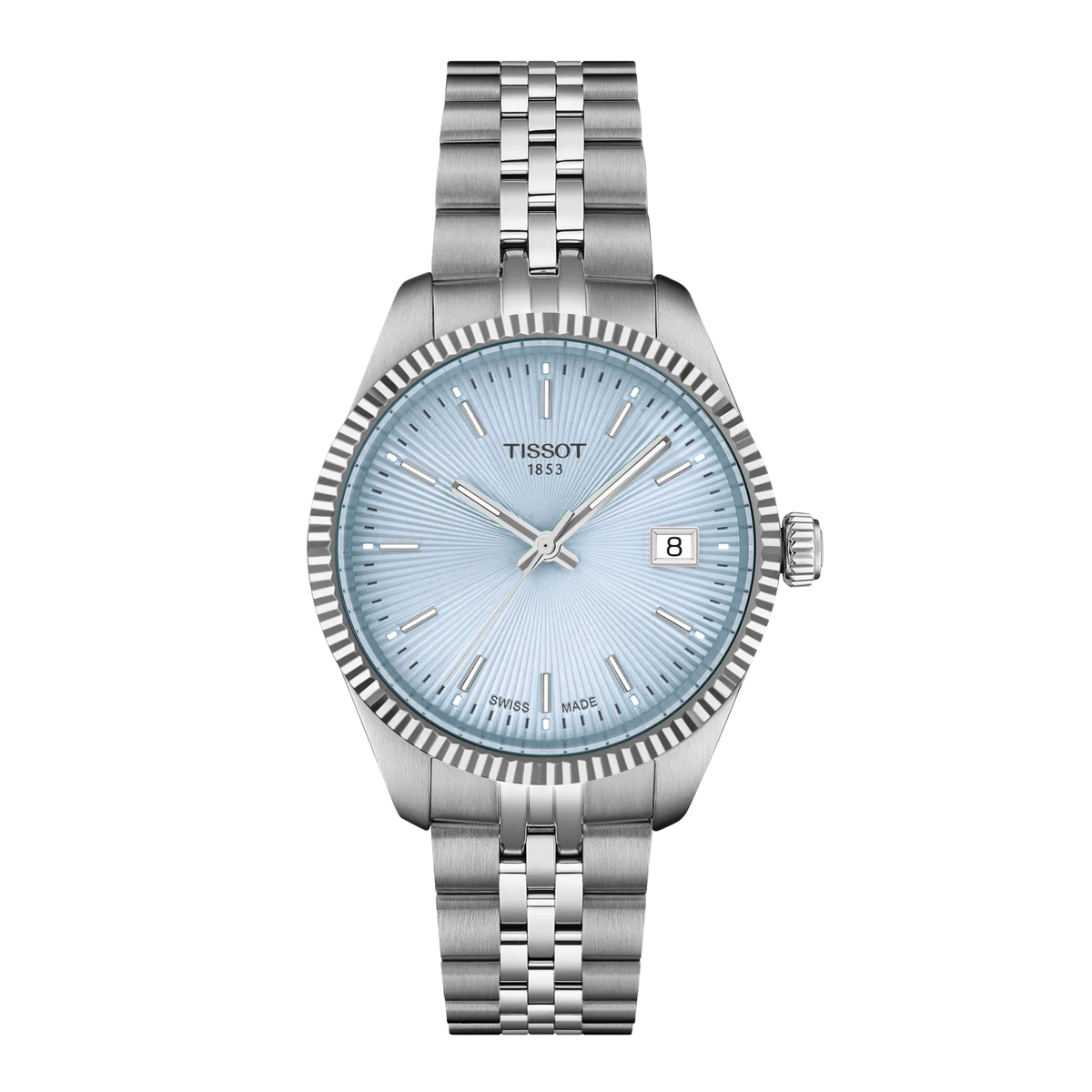 Tissot Ballade Ice Blue Dial34mm Quartz Ladies Watch