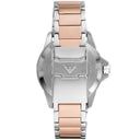 Emporio Armani AR11340 Diver 42 mm Brown Dial Two-Tone Stainless Steel Men's Watch