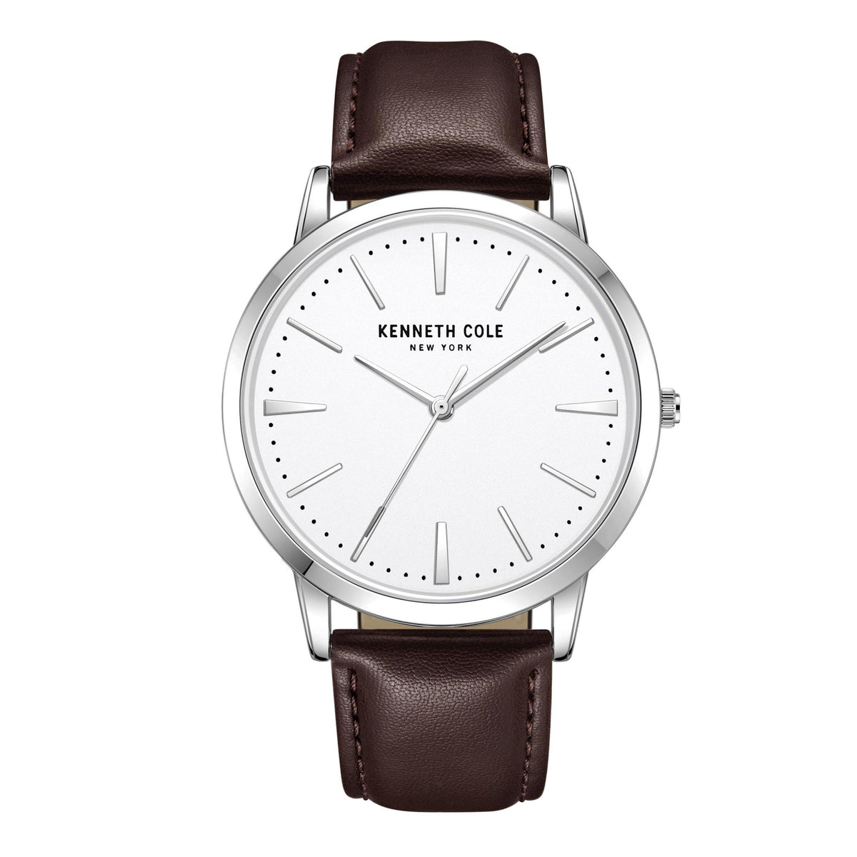 Kenneth Cole New York Men's 44 mm Leather Battery Watch
