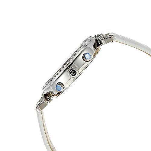 Swarovski Passage Chronograph Silver Tone Women's Watch – Quartz Movement & Leather Strap | Elegant Timepiece