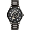 Emporio Armani Luigi Black Dial Stainless Steel 43 mm Mens Watch